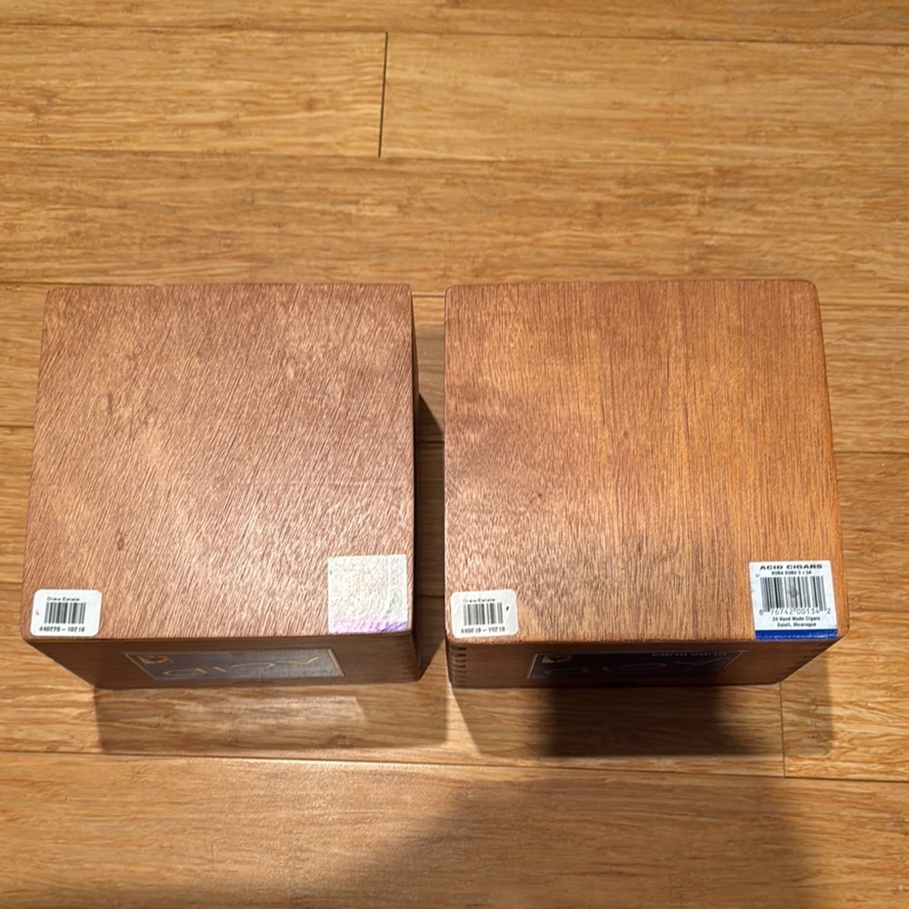 2 Wooden ACID Cigar Boxes - Picture 3 of 3